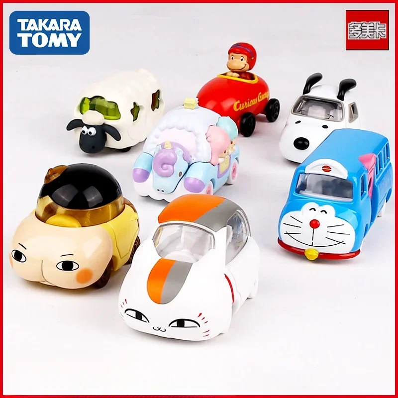 

Модель автомобиля TAKARA TOMY из сплава серии мечты, Мелодия Hello Kitty Snoopy, игрушки для девочек и мальчиков, праздничные подарки для детей