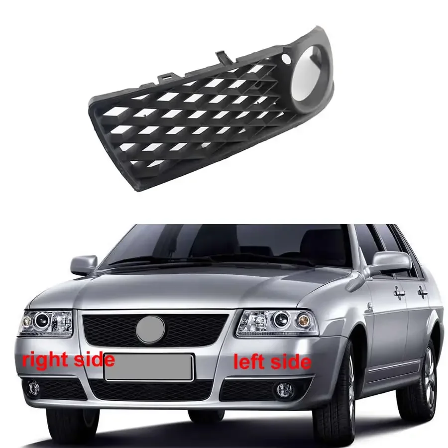 For Volkswagen VW Santana 3000 Vista 4000 Replacement Front Bumper Fog Light Cover Frame Fogs Lamp Reticular with Hole