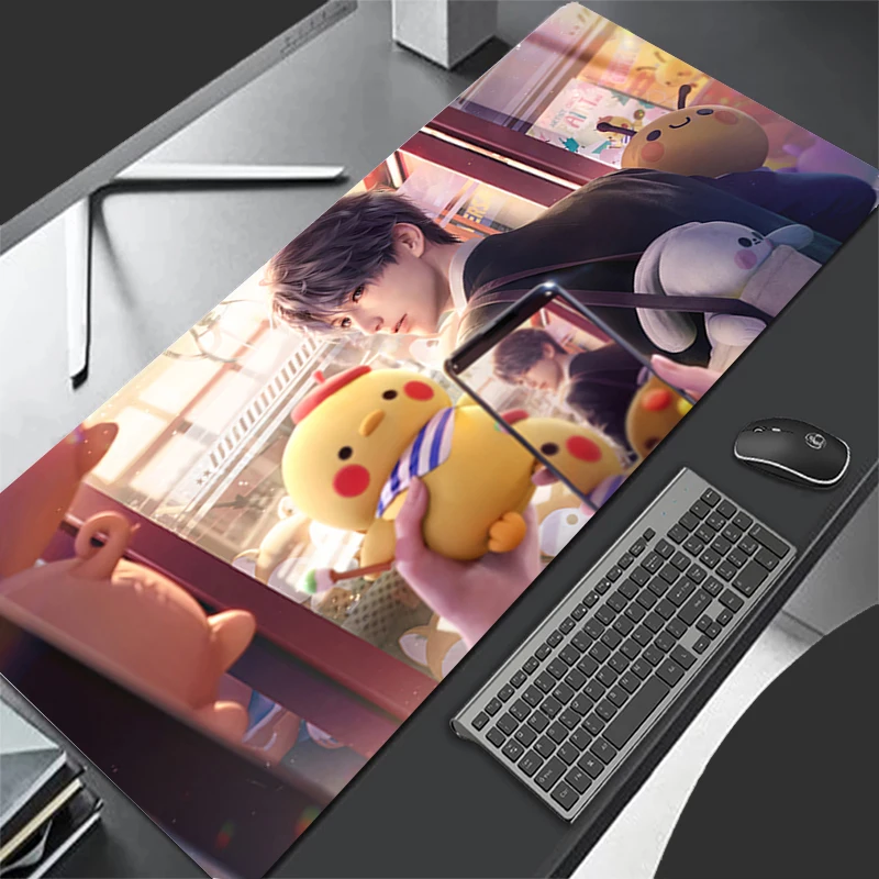 

Mousepad Computer Gaming Accessories Keyboard Pad Office Rubber Mouse Pad Decoracion Desk Love And Deepspace Rafayel Mouse Mat
