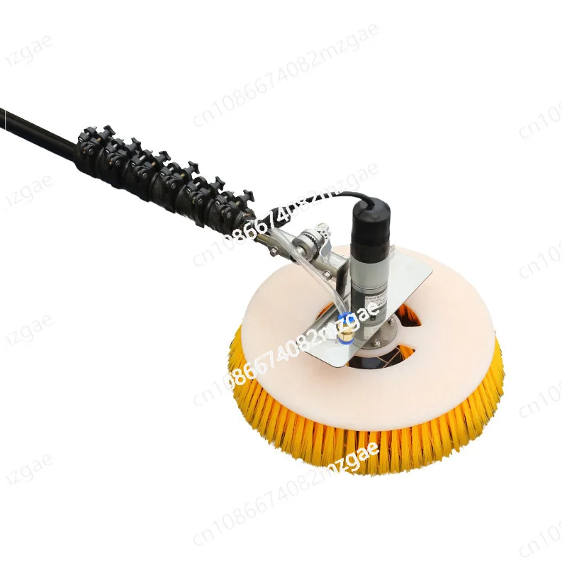 Single head electric photovoltaic panel cleaning machine, handheld telescopic pole advertising board cleaning equipment