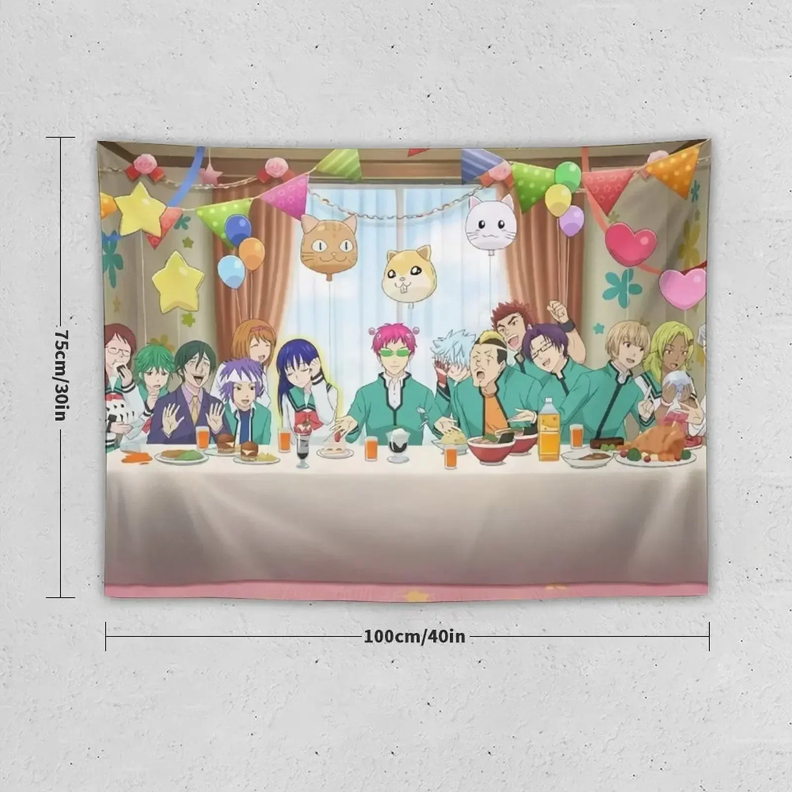 Saiki K In Party Tapestry Wall Decorations Wall Hanging Wall Deco Tapestry