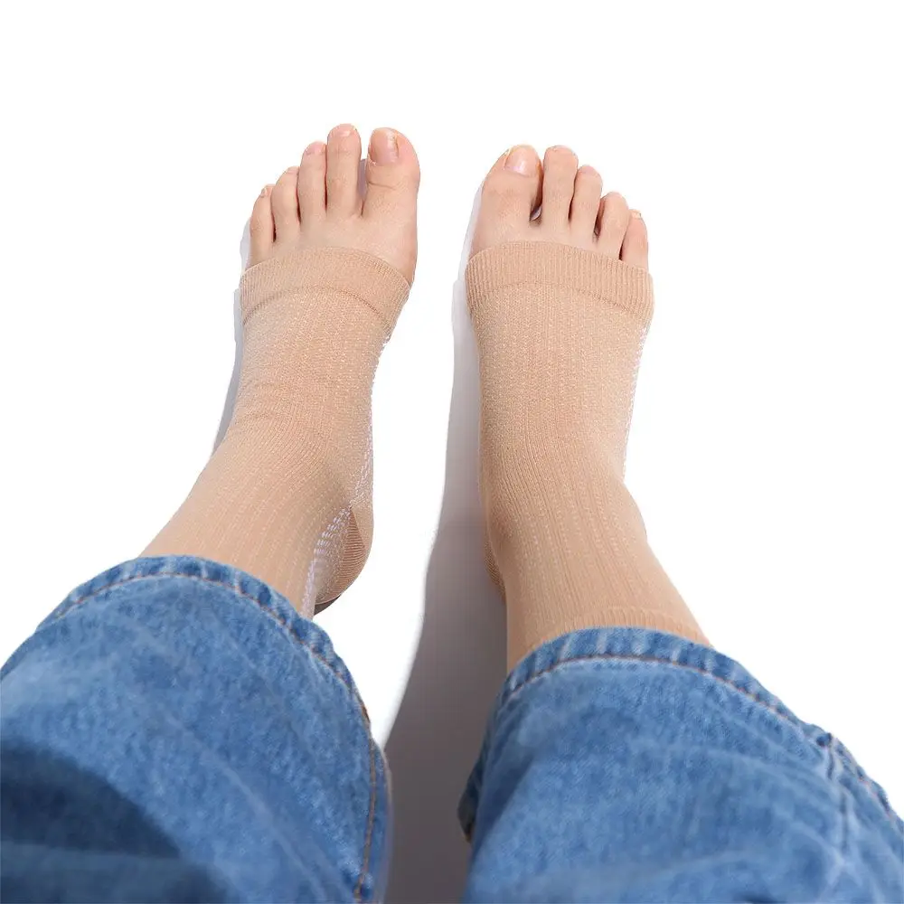 الجوارب واقية والعتاد القدم الكاحل حماية التهاب المفاصل كعب القدم الأكمام ضمادة مرنة كم الجوارب الواقية ضيق الجوارب غير رسمية