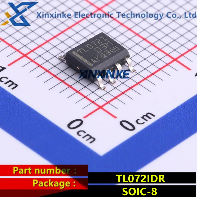 TL072IDR TL072I SOIC-8 Operational Amplifiers - Op Amps Dual Lw Nois JFET Op Amplifier ICs Brand New Original