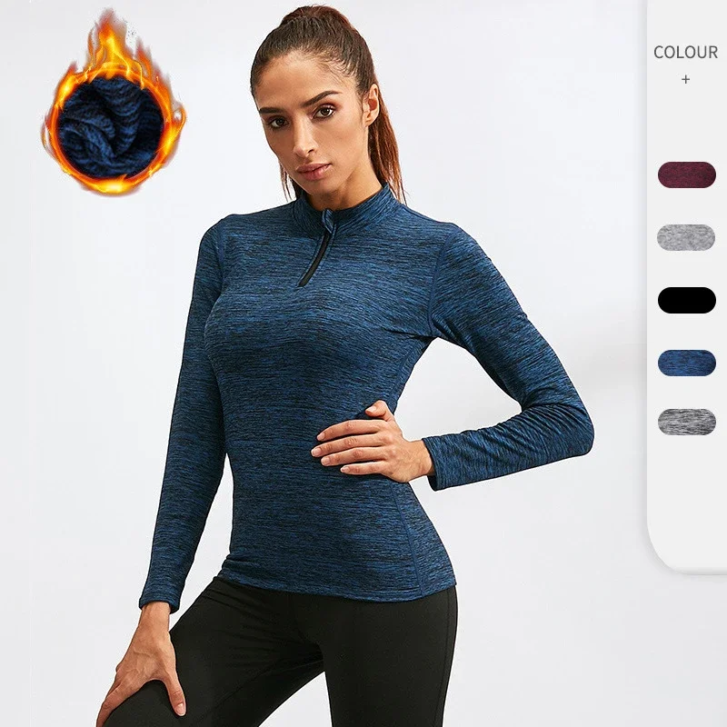 Ladies Velvet Thermal Underwear High-Collar Thermo Shirt For Women Lingerie Warm Top Shirts Winter Pajamas Thermal Clothing 2XL