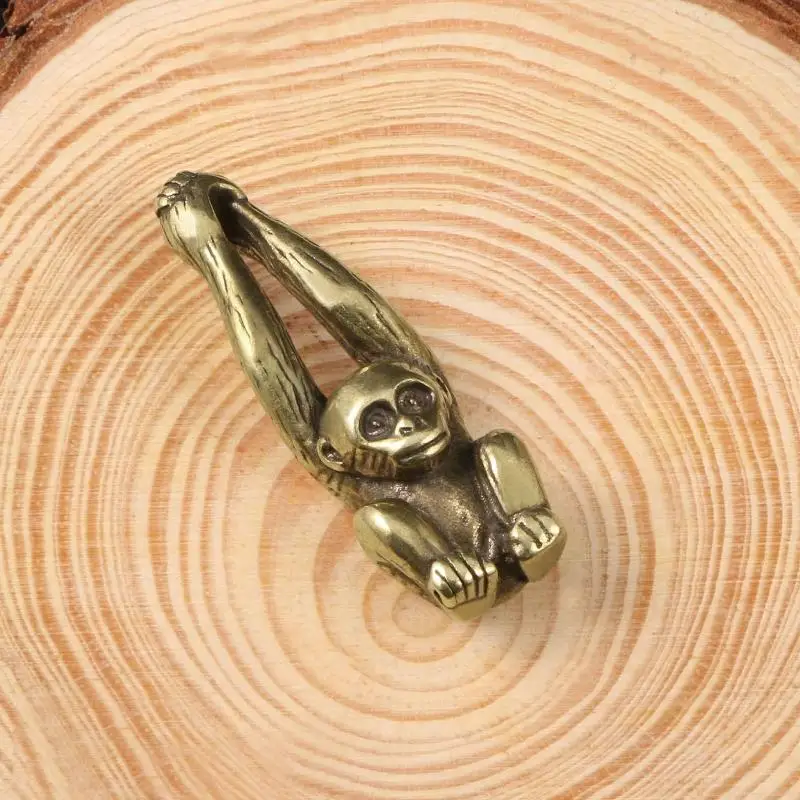 Kreative Affen-Tierstatue aus Legierung, künstlerische Figur, Dekoration für Zuhause, Büro, Schreibtisch, Tischdekoration, Weihnachtsgeschenk – Detail 4