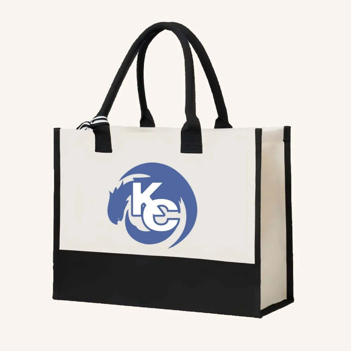 KC 2026 وصول جديد موضة عملية واسعة قابلة لإعادة الاستخدام حمل حقيبة نمط طباعة 2 لهجة الثقيلة حقيبة كتف كبيرة طوال اليوم #4