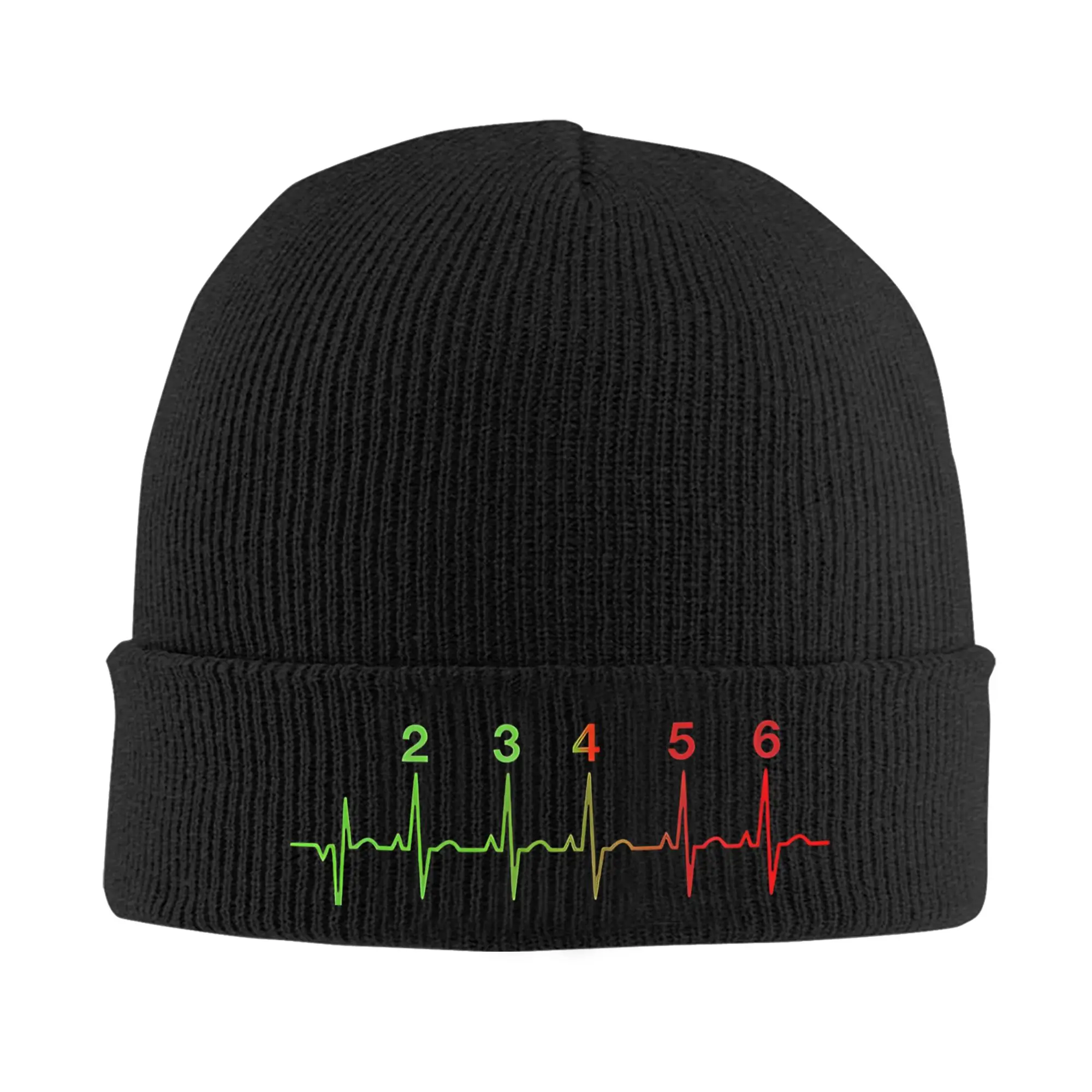Motorcycle Gear Shift Hats Autumn Winter Skullies Beanies Warm 1N23456 Cap Female Male Acrylic Skullcap,