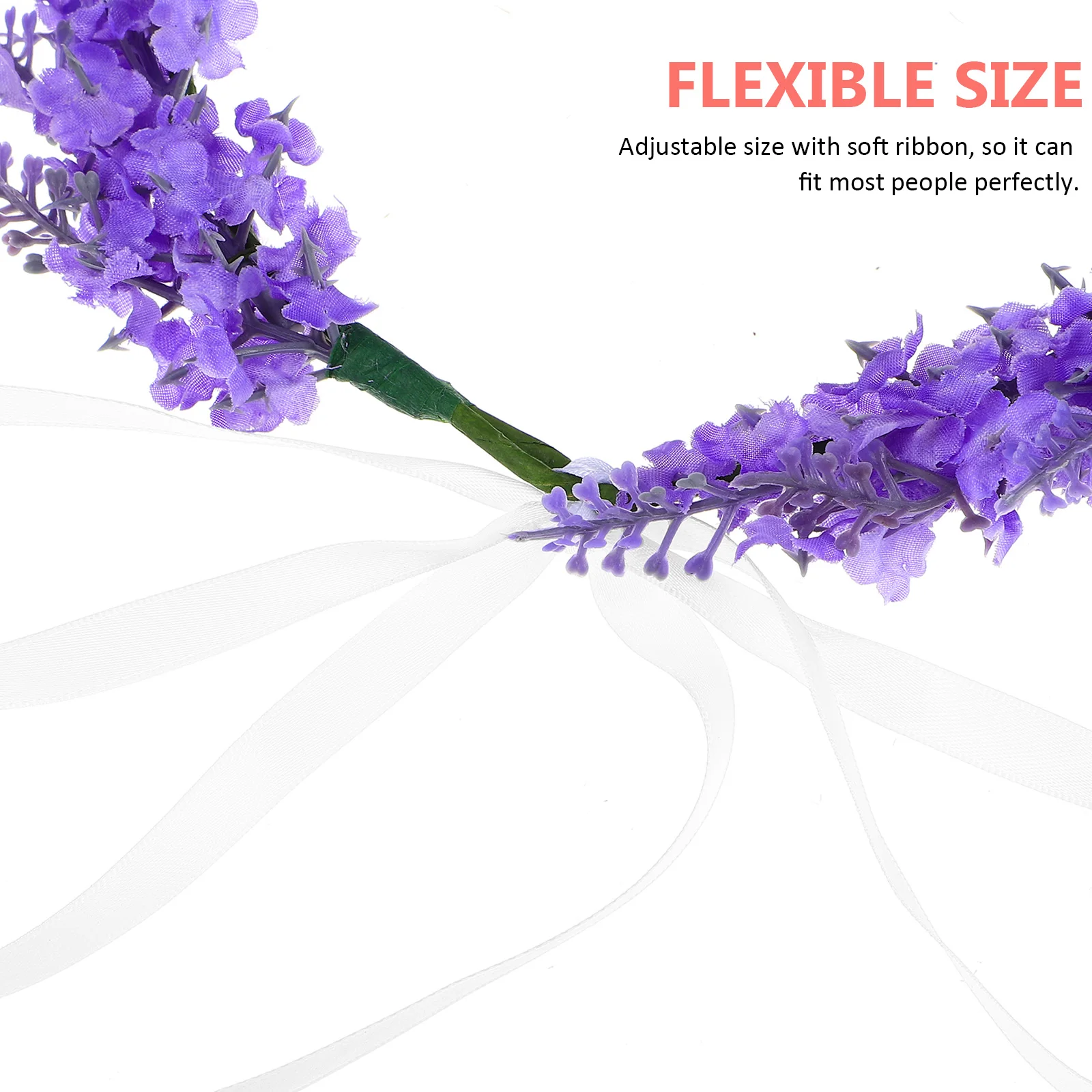 

2 Pcs Flower Crowns Floral Headb s for Photo Wedding Party Vacation Girls Women Fabric Hair Accessories Styling Tools