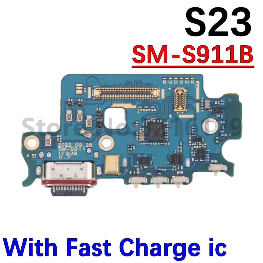 USB Port Charging Board Dock Connector Charger For Samsung Galaxy S23 Ultra S23+ S23 FE S711 S918 S916 Motherboard Flex Cable