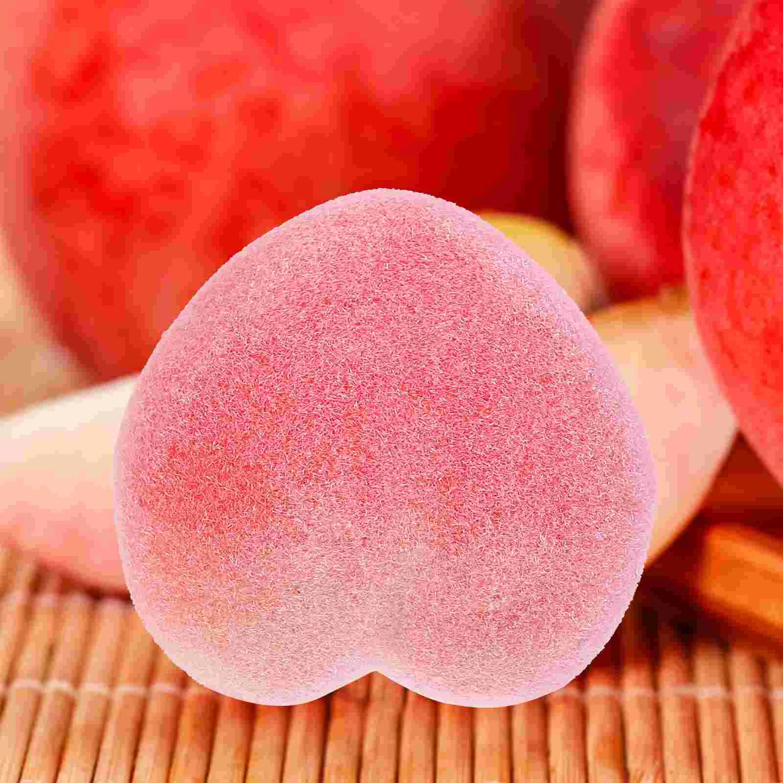 20 Pcs Accessories Simulated Small Fruit Model Set Models Foam Decorative Peach Prop