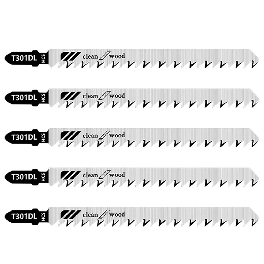 Lame de scie à usage général lames de scie sauteuse 132mm longueur 5 pièces ensemble lames de scie alternative de haute qualité à usage général