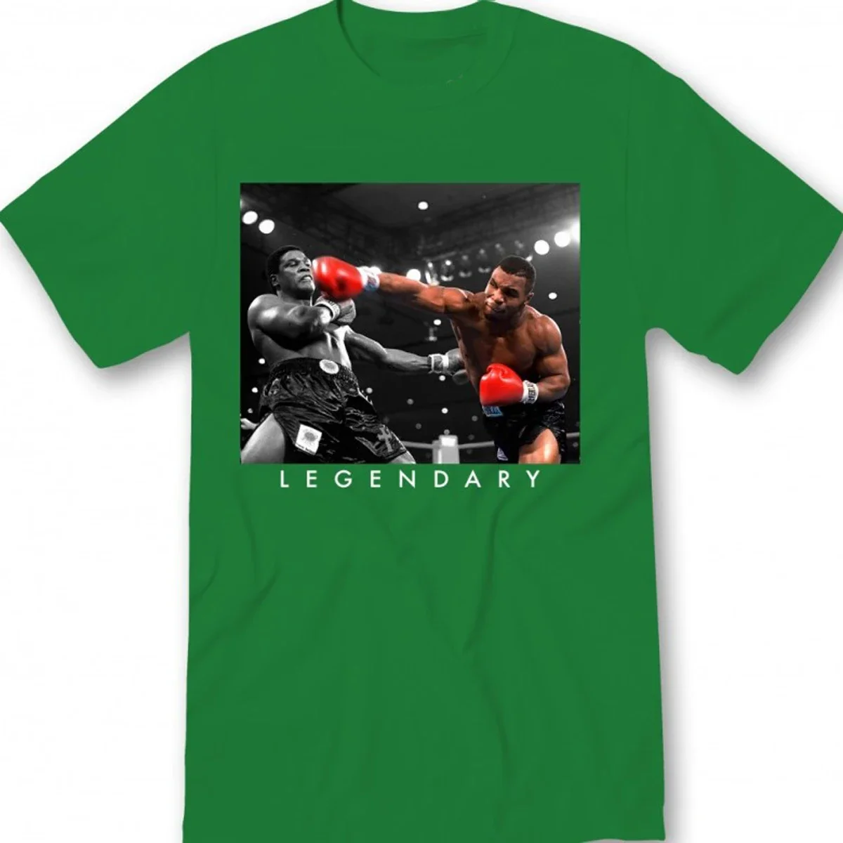 Mike streetwear camiseta vintage de moda para fanáticos del boxeo, Tyson Legendary Manga corta de algodón para hombre, cuello redondo, verano,