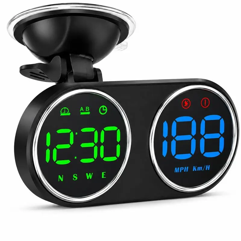 G28 7 Inch GPS HUD Head Up Display Speedometer for Car Truck Digital MPH KMH Overspeed Alarm Compass GPS Clock