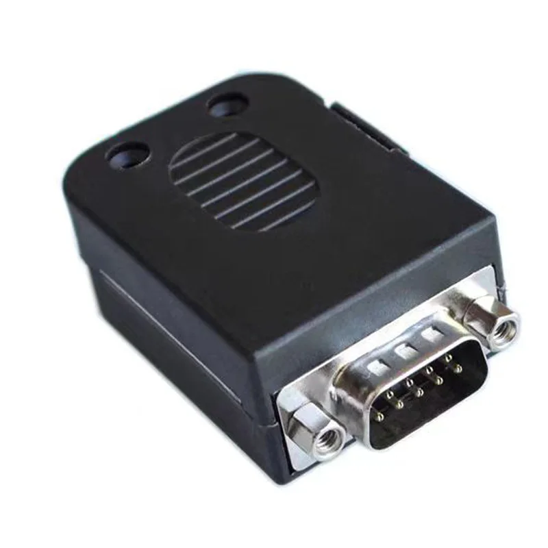DB9 männlich weiblich lötfreier serieller Kabeladapter mit Gehäuse 485-Stecker RS232 COM-Adapterklemmen