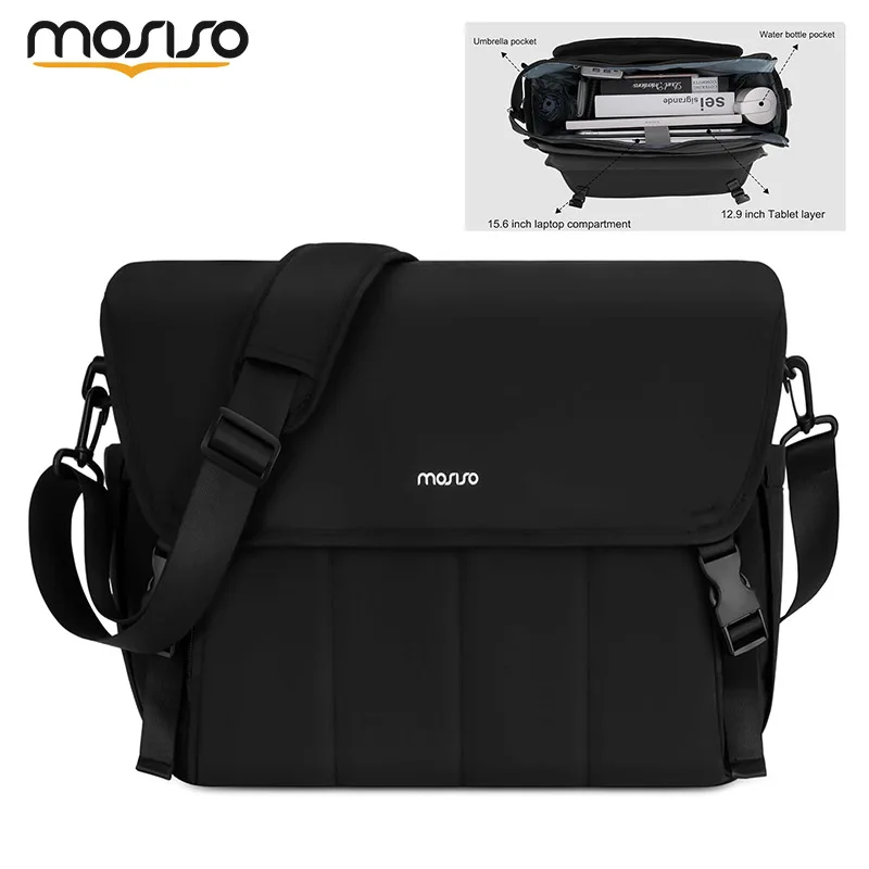 

15 15.6 16 inch Laptop Bag for 2025 Macbook Air Pro M5 M4 M3 M2 M1 Dell HP Lenovo Notebook Sleeve Messenger Shoulder Bag for Men