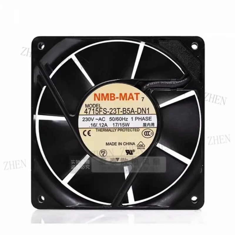 

Y FOR NMB 4715FS-23T-B5A-DN1 12038 AC230V 0.16A/0.12A 12CM Cooling Fan