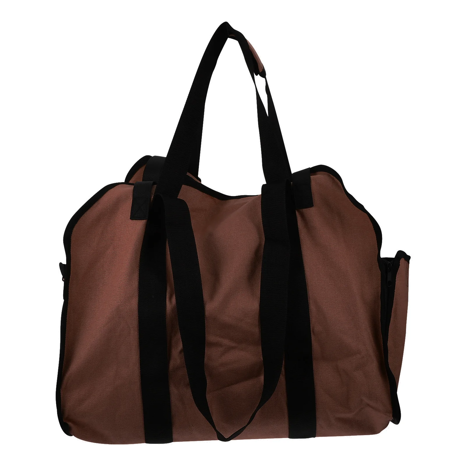 Firewood Storage Bag Canvas Log Tote Carrier Large Capacity Folding Wood Holder For Camping Outdoor Use Portable