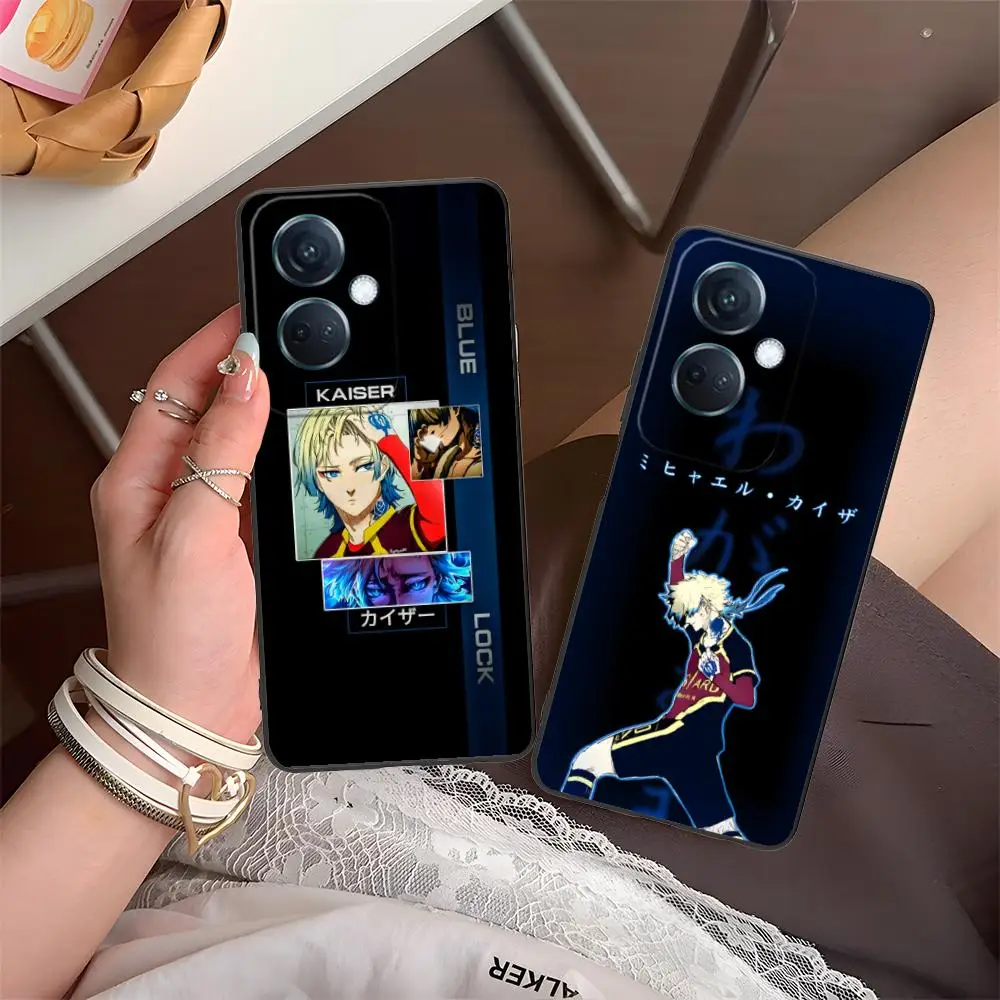 

Blue Lock Michael Kaiser Matte TPU Mobile Phone Case for OPPO Reno 14 13 12 11 10 9 8 7 6 5 F T Pro 5G Colorful Printing Cover