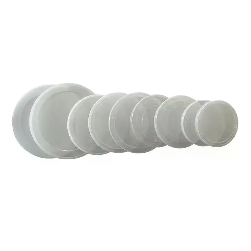 Reusable Plastic Tight Seal Lids Leak Proof Replacement Covers Assorted Sizes for Meal Prep Food Storage Organization