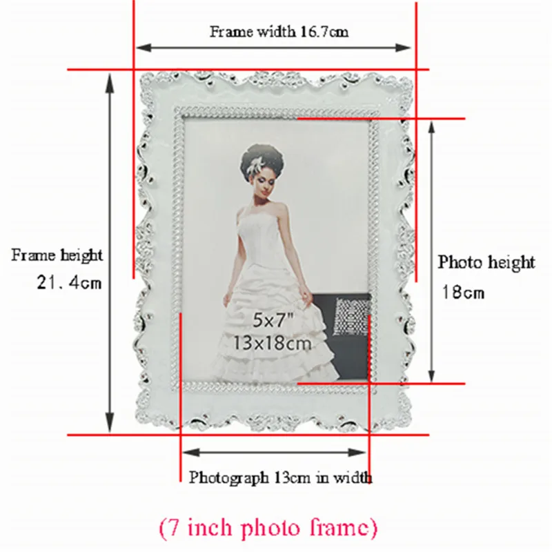الأوروبية الإبداعية إطار صور اللوحة الديكور مرآة الزفاف إطار صور منطقة مكتب خزانة للغرفة مجموعة الجدول إطار صور