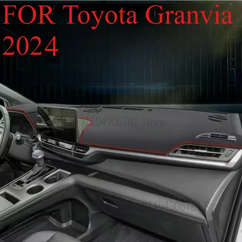 

FOR 2024 Toyota ‌Granvia Car Dashboard Avoid Light Cover Anti-UV Mat Non-Slip Carpets FOR Toyota ‌Granvia 2024