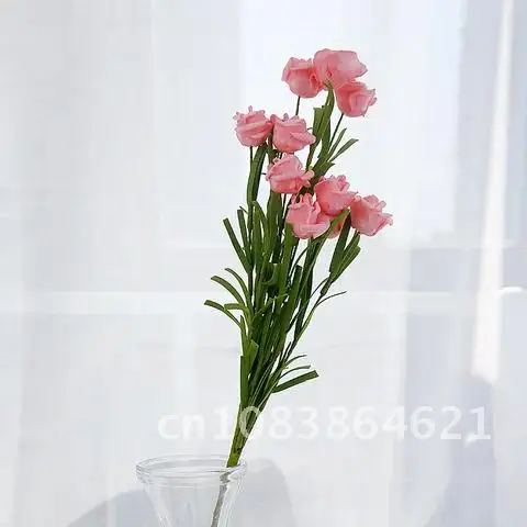 

A Bunch Of Beautiful Artificial Roses Flowers for Home Wedding Decorations High Quality Autumn Bouquet Peony Artificial Flower