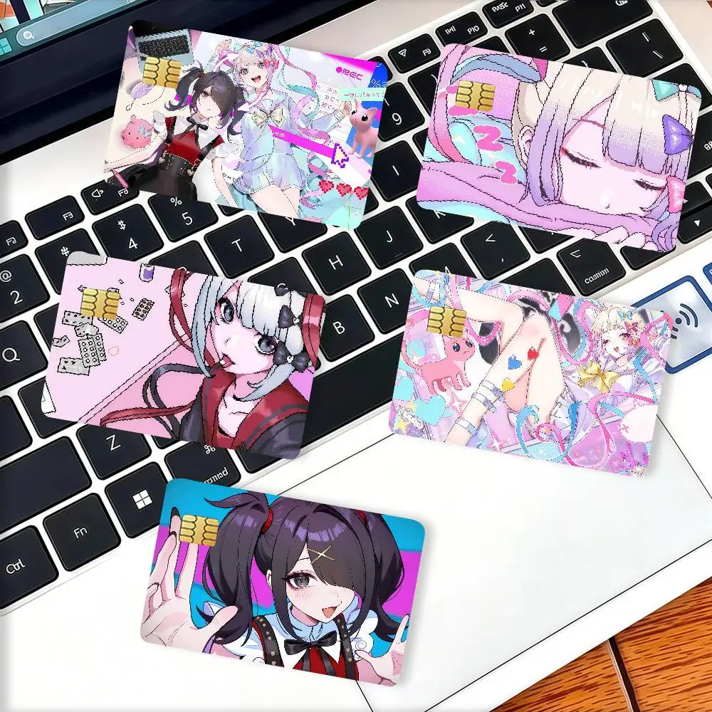 Game N-NEEDY S-STREAMER O-OVERLOAD Credit Card Decorative Card Stickers Suitable For Bank Cards Metro Transit Anti-scratch Gift