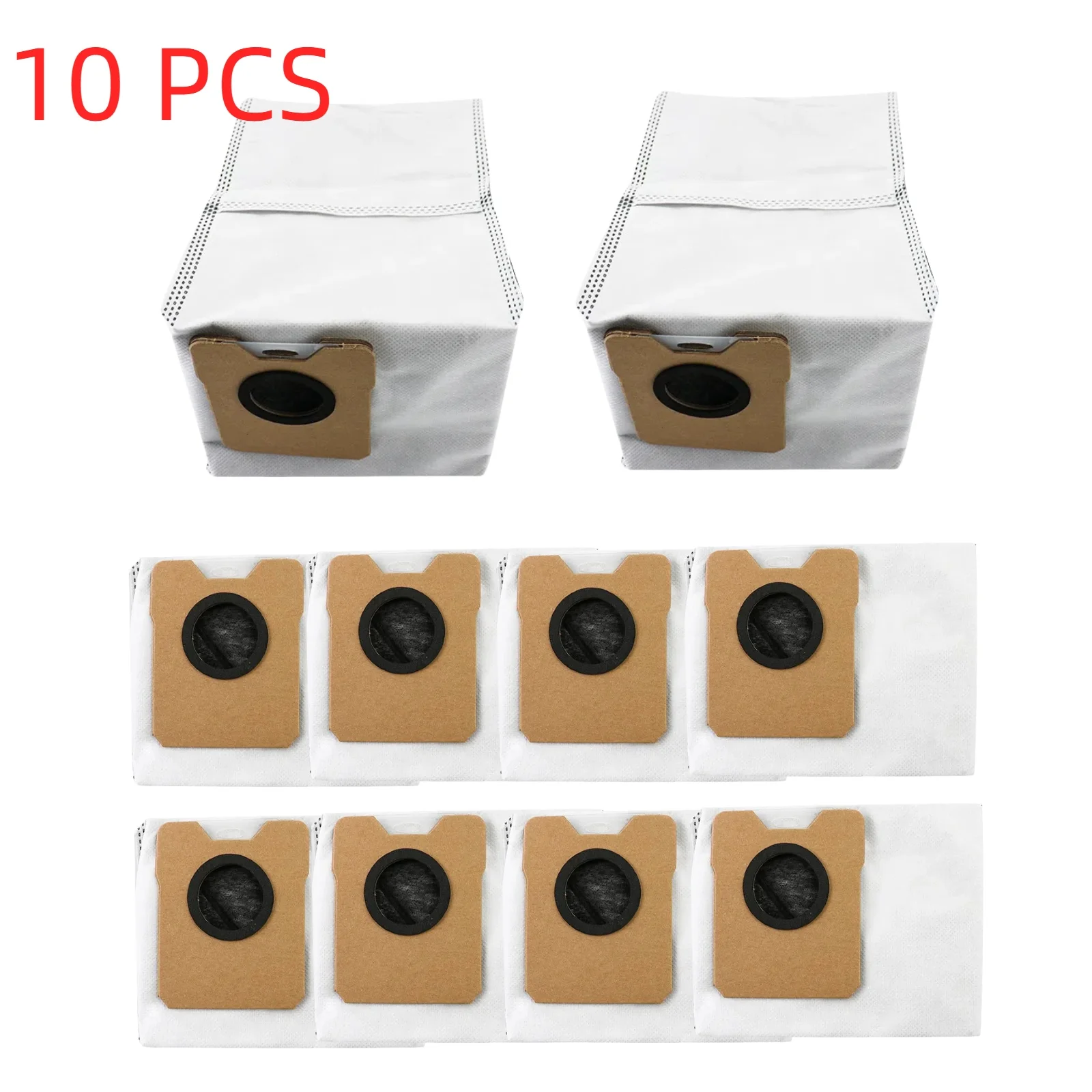 

10 Pack Replacement Dust Bags Compatible with Eufy C10, Omni C20 Robot Vacuum, Vacuum Bags for Eufy, Large Capacity Disposable D
