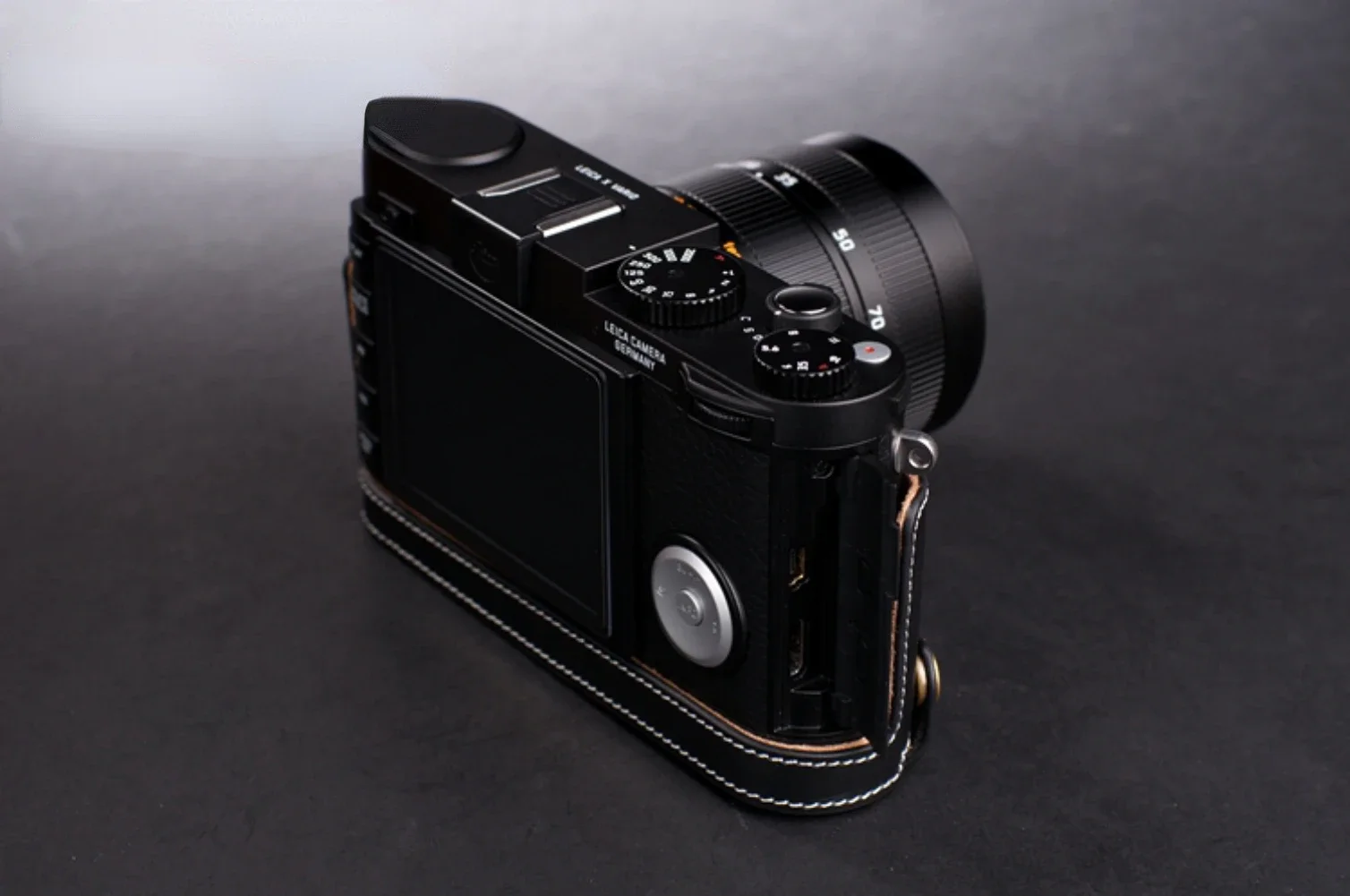 Genuine Leather Cowhide Bag Body Handwork Photo Camera Half Case For Leica X XV Vario Mini M Typ113 Protective Sleeve Base Shell