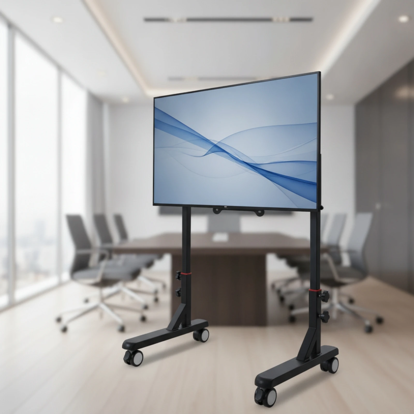 support-tv-mobile-universel-sur-roulettes-reglable-en-hauteur-pour-presentateurs-salles-de-reunion-bureaux