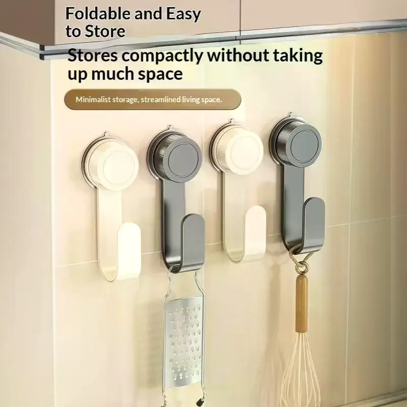 Suction Cup Rotating Pot Lid Holder Wall Mounted No Drill Cutting Board Storage Rack Carbon Steel For Kitchen Organizer