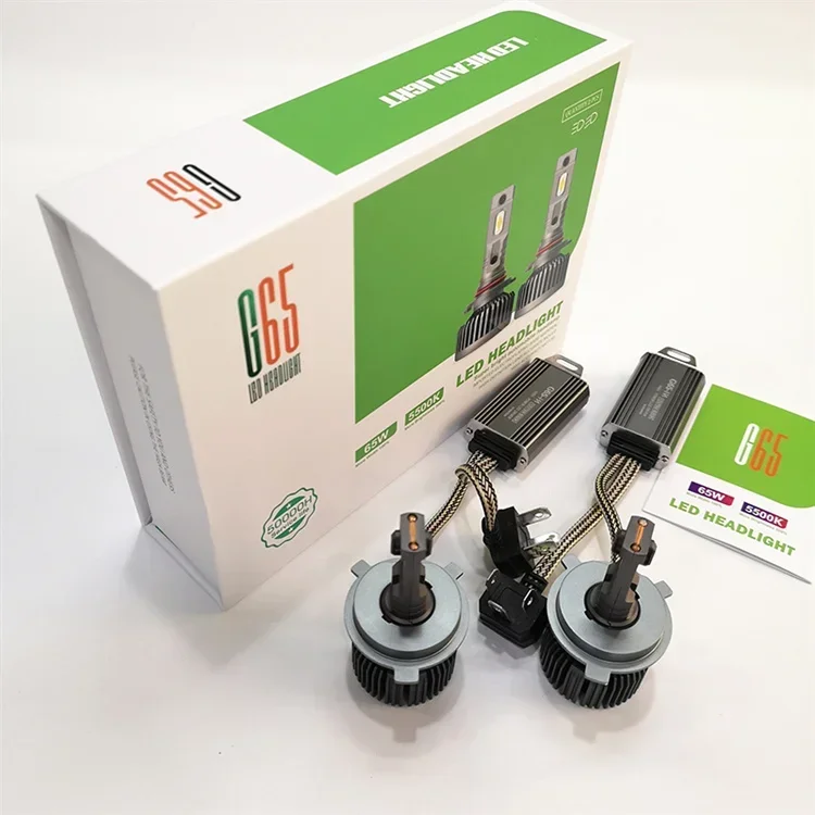 

High Lumen Auto Lighting System Car Headlamp Auto Head Light 9005 9006 H11 H7 H4 Bulb Upgrade G65 Car Led Headlight projector