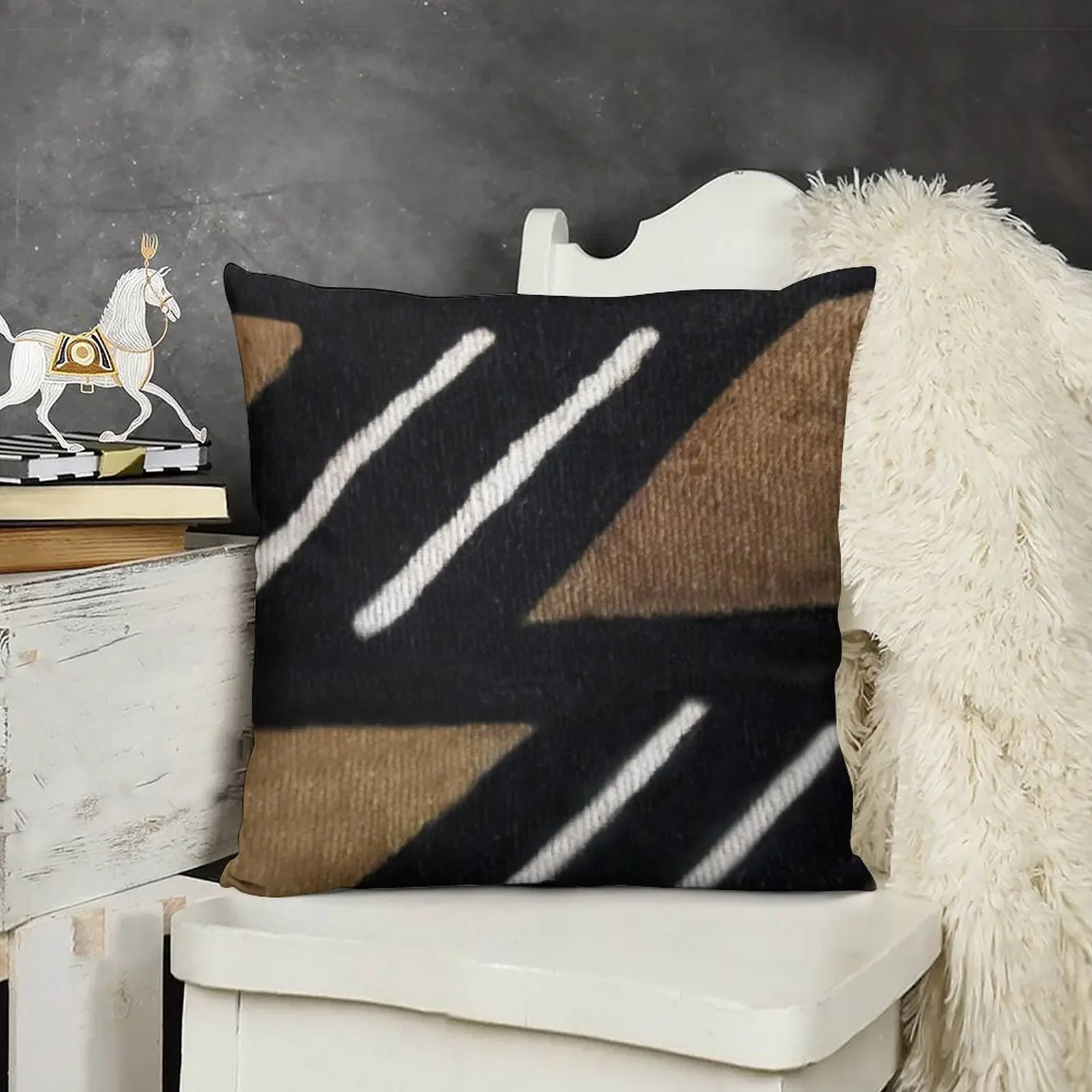 

African Mudcloth Throw Pillow Custom Cushion Photo luxury home accessories pillow