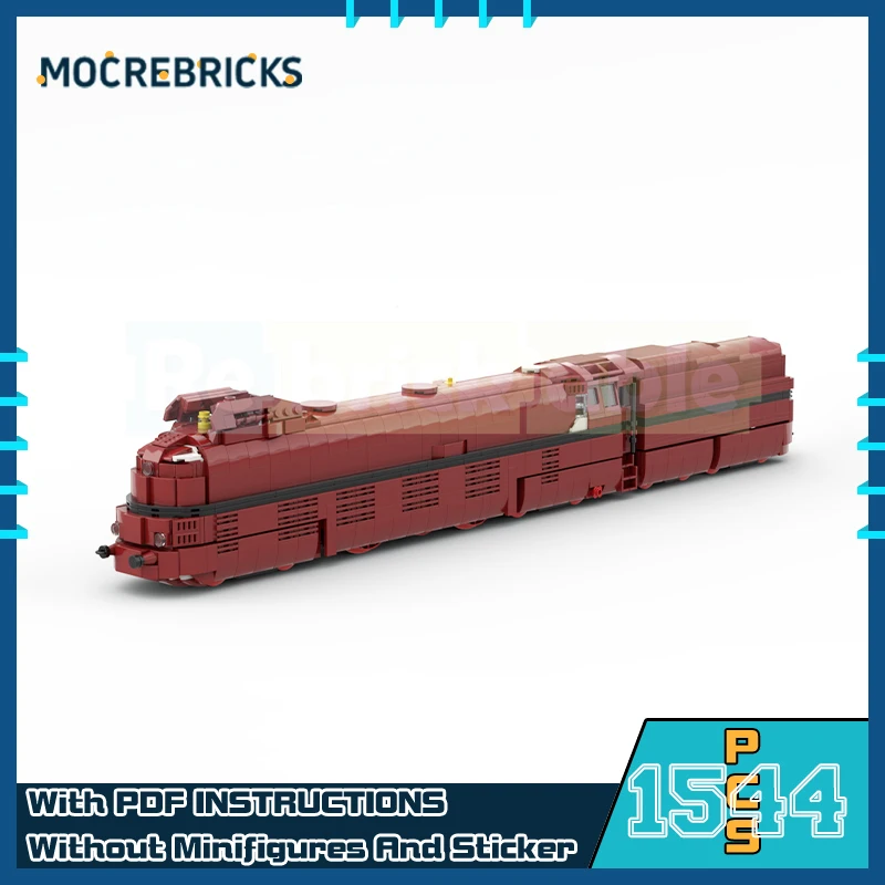 

MOC Немецкие железнодорожные дороги Rapid DRG Class 05 001Train Модель DIY Строительный блок Сборка Технология Кирпичи Игрушки для детей Подарки
