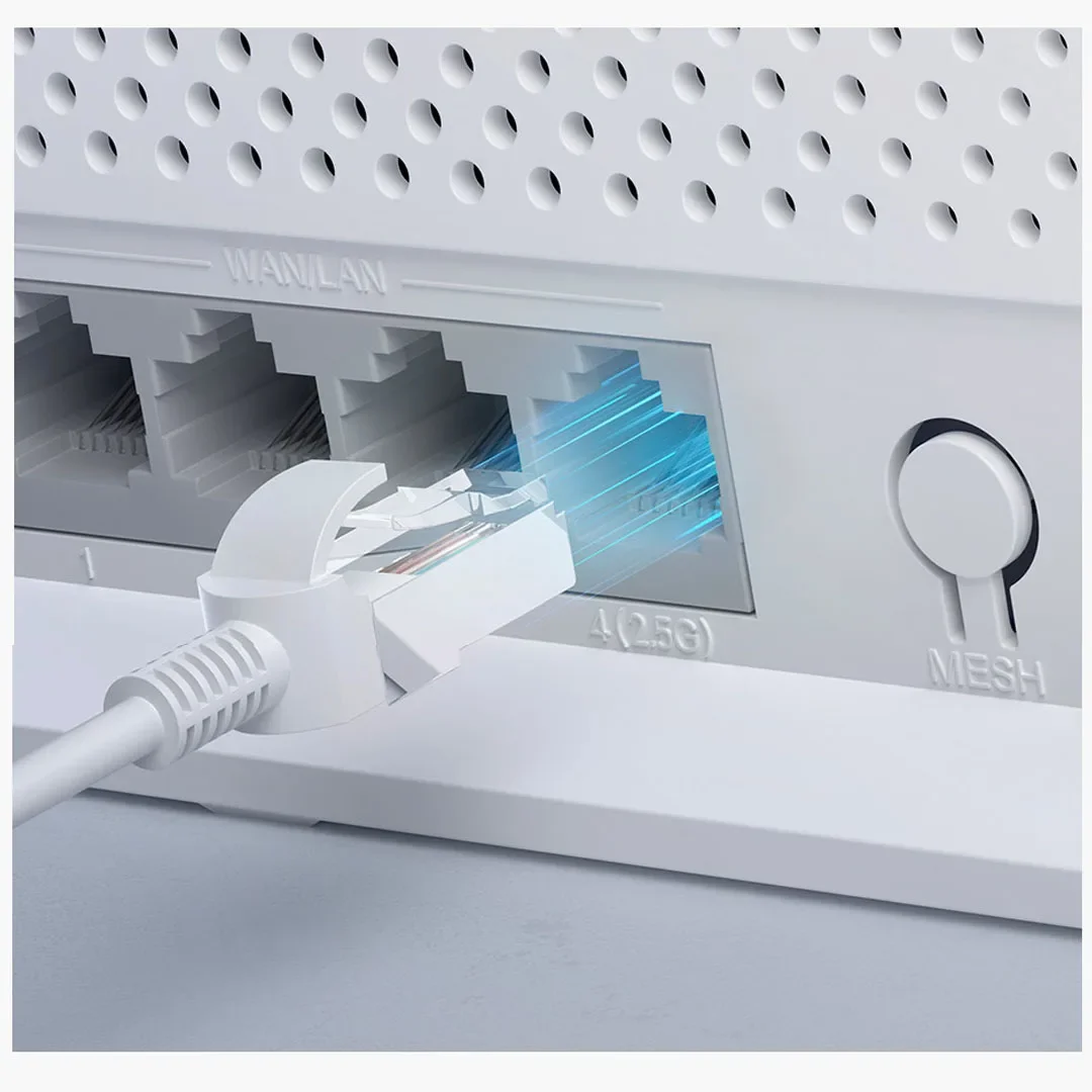 Original Xiaomi Router BE5000 WiFi 7 5011Mbps 2.5G Network Port 2.4/5GHz Dual Broadband Access Network Security Protection