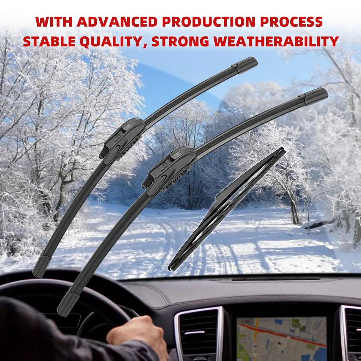 1/2/3/4/6PCS Car Wiper For LAND ROVER Discovery Sport 2015-2018 Front Rear Wiper Blades Brushes Auto Accessories 2015 2016 2017