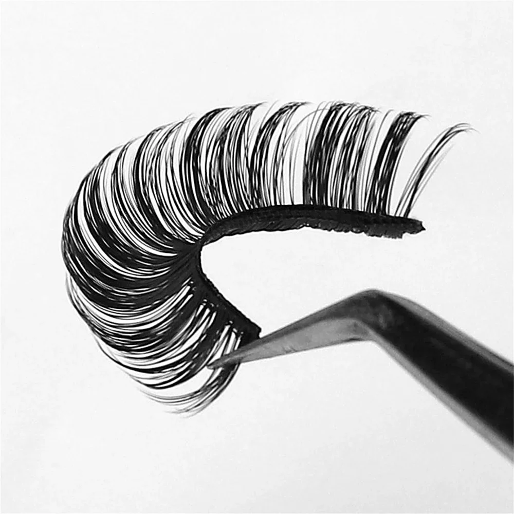 10 pairs Russian Strip Lashes Fluffy Mink Lashes 3D False Eyelashes Pack