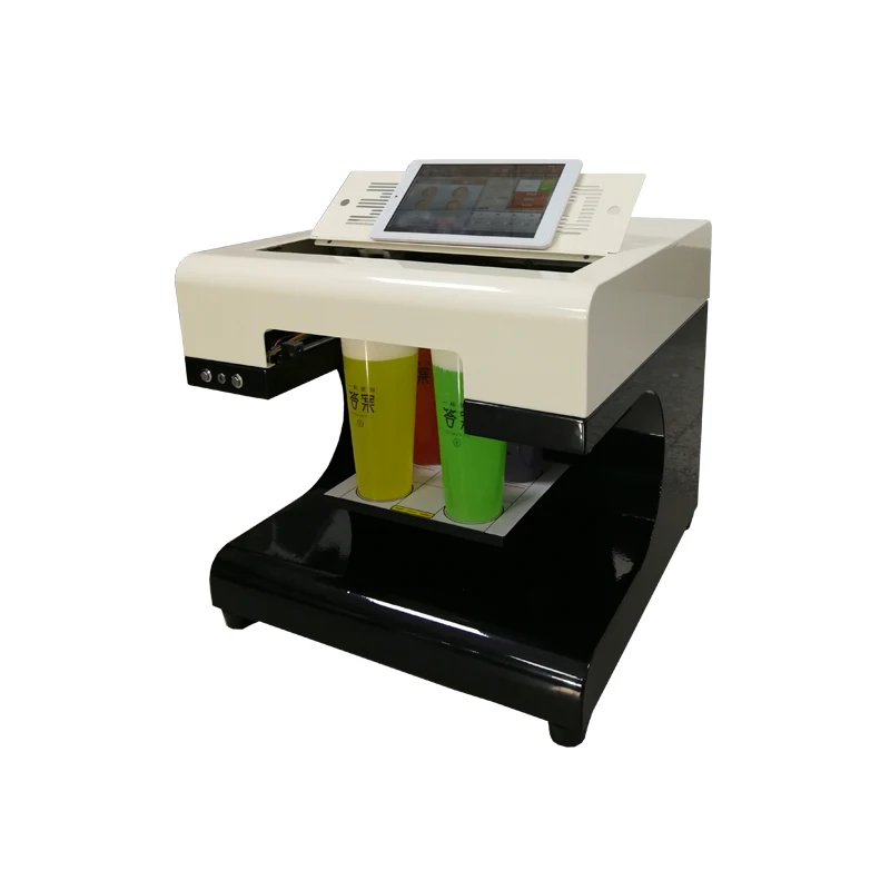 （2026）hot 20*20cm Printing Size Edible Cake  Coffee Printer with Tablet PC