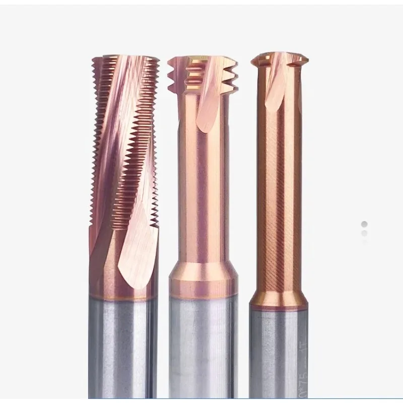 Cortador de Trituração da Linha do Dente do Carboneto do Cnc Dente Completo M1.2 M1.6 m2 M2.5 m3 m4 m5 m6 m8 M10 M12