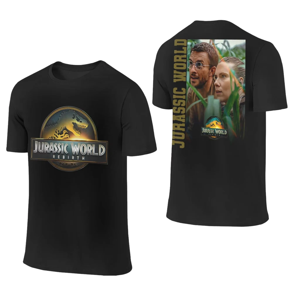 الجدة العالم الجوراسي ولادة جديدة قادم 2025 مطبوعة تي شيرت الرجال النساء القطن الخالص تي شيرت الصيف المتضخم للجنسين الملابس #3
