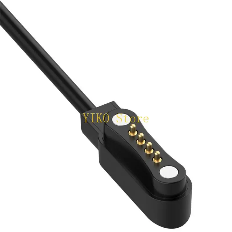 K32C Universal Charging Cord For TicNote AI Recorder 5V 1000MA PVC Material 3.3Ft Length Charging Cable Line Black