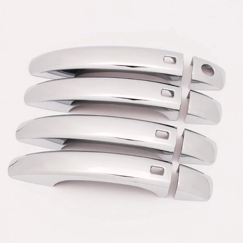 

For Audi RS4 B8/8K 2012-2015 RS 4 chrome silver car door handle covers trim with keyless 2013 2014