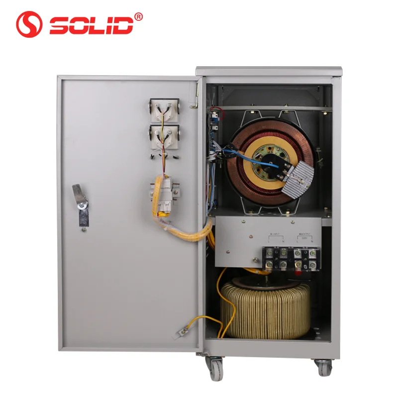 SVC 20KVA 110V 220V Single Phase AC Automatic Voltage Regulator AVR 20KVA 30KVA 20KW Voltage Stabilizer