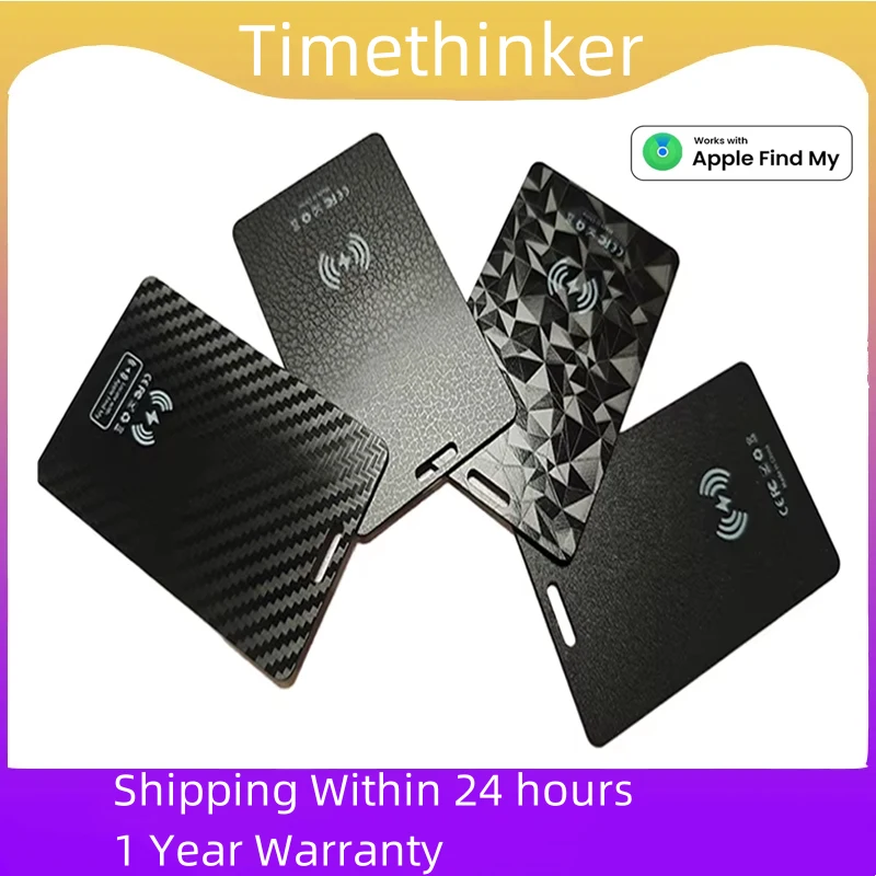 AIYATO Thin Wallet Anti-loss Card Bags Keys Smart Tag Air tag Keys Suitcase Bag Locator Work For Apple Find My APP IOS