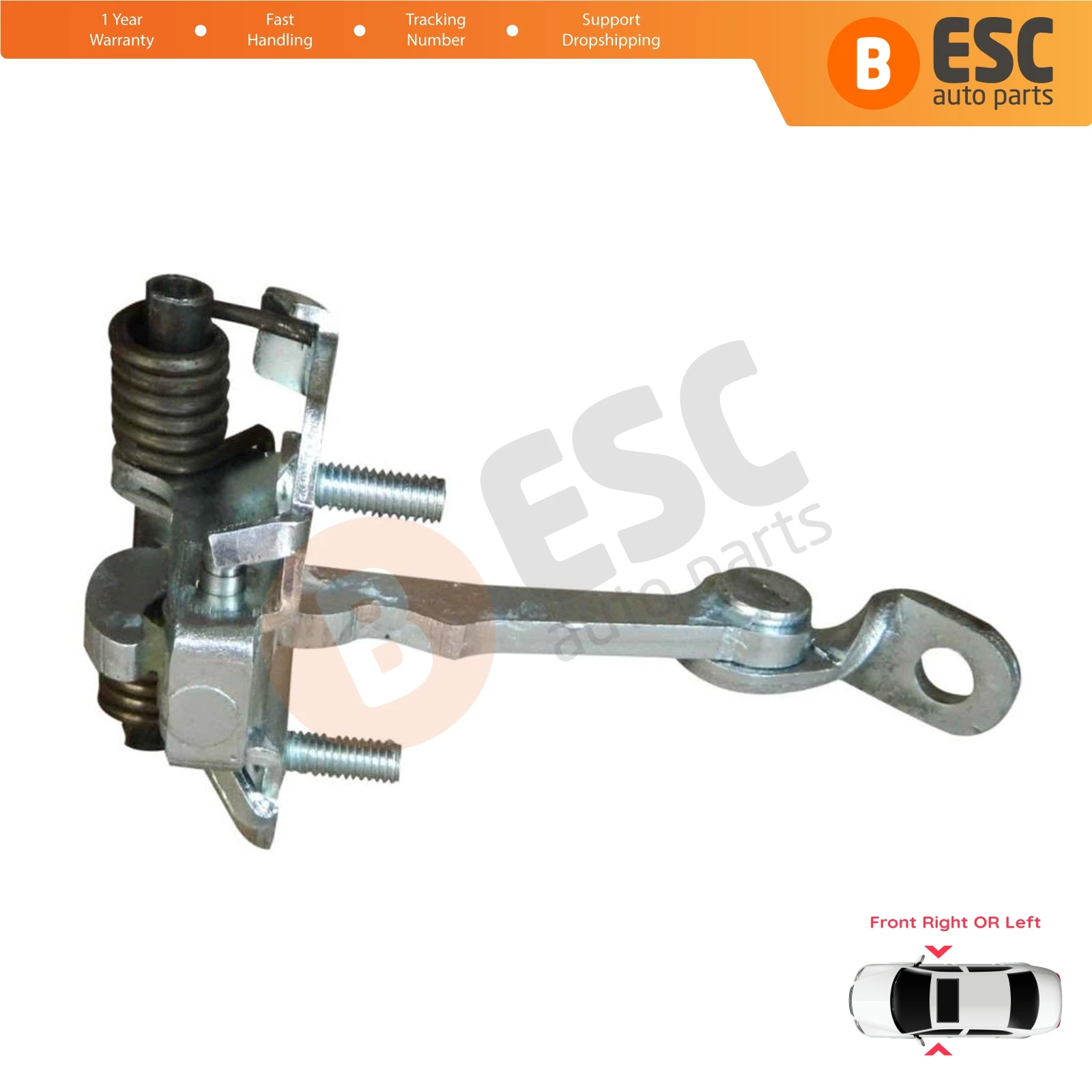 EDP63 Front Left OR Right Door Catch Hinge Brake Stop Check Strap Limiter 9181C8 9181.C8 for Peugeot 206 206+ HB CC SW