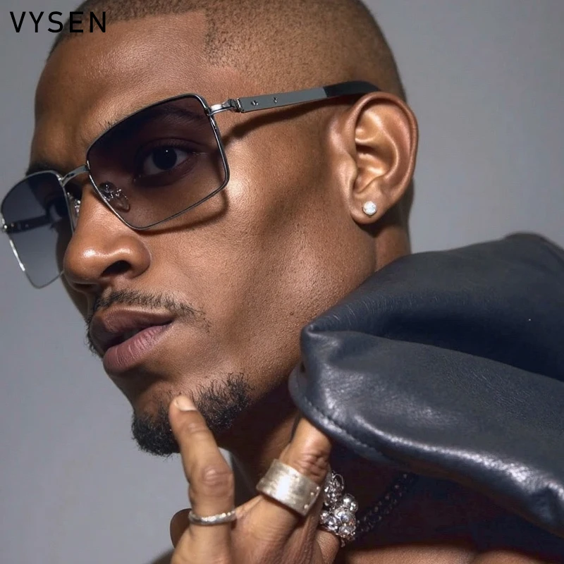 

Vintage Square Sunglasses Men 2025 Luxury Brand Classic Punk Rectangle Sun Glasses Outdoor Eyewear For Male Driving Shades UV400