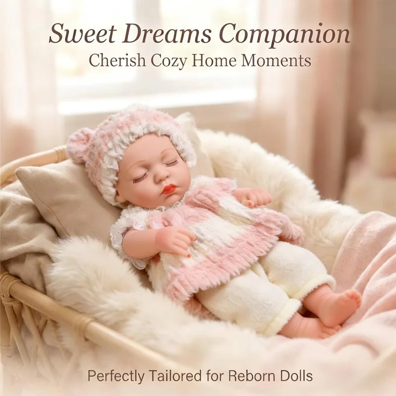 

11.81Inch High Quality Reborn Baby Doll Realistic Full Vinyl Newborn Doll For 30CM Baby Doll Girl Bebe Doll Toy For Birthday Dol