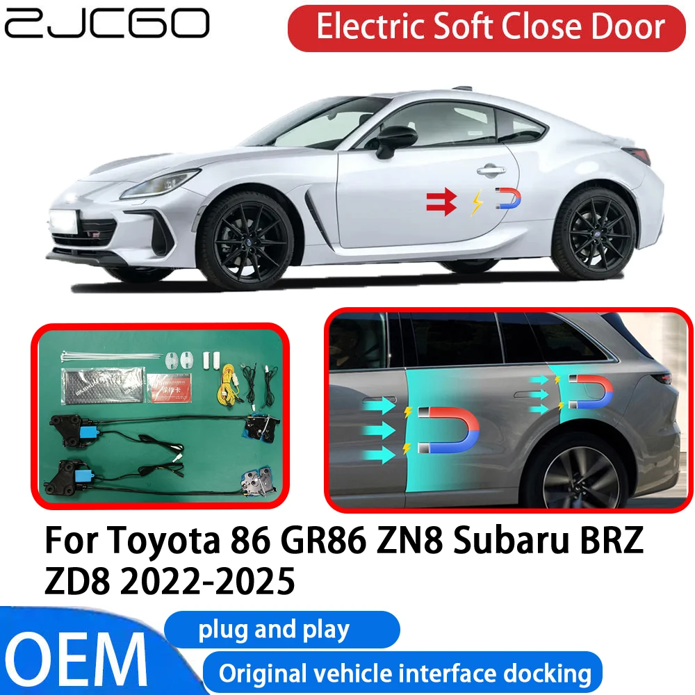 

for Toyota 86 GR86 ZN8 Subaru BRZ ZD8 2022-2025 Car Automatic Electric Soft Close Door Closer System OEM Plug and Play