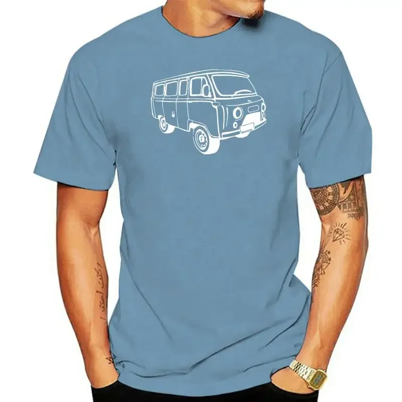 202 summer funny cotton new T shirt 452 MINIBUS  3741 russian car oversized harajuku men clothing graphic t shirts style