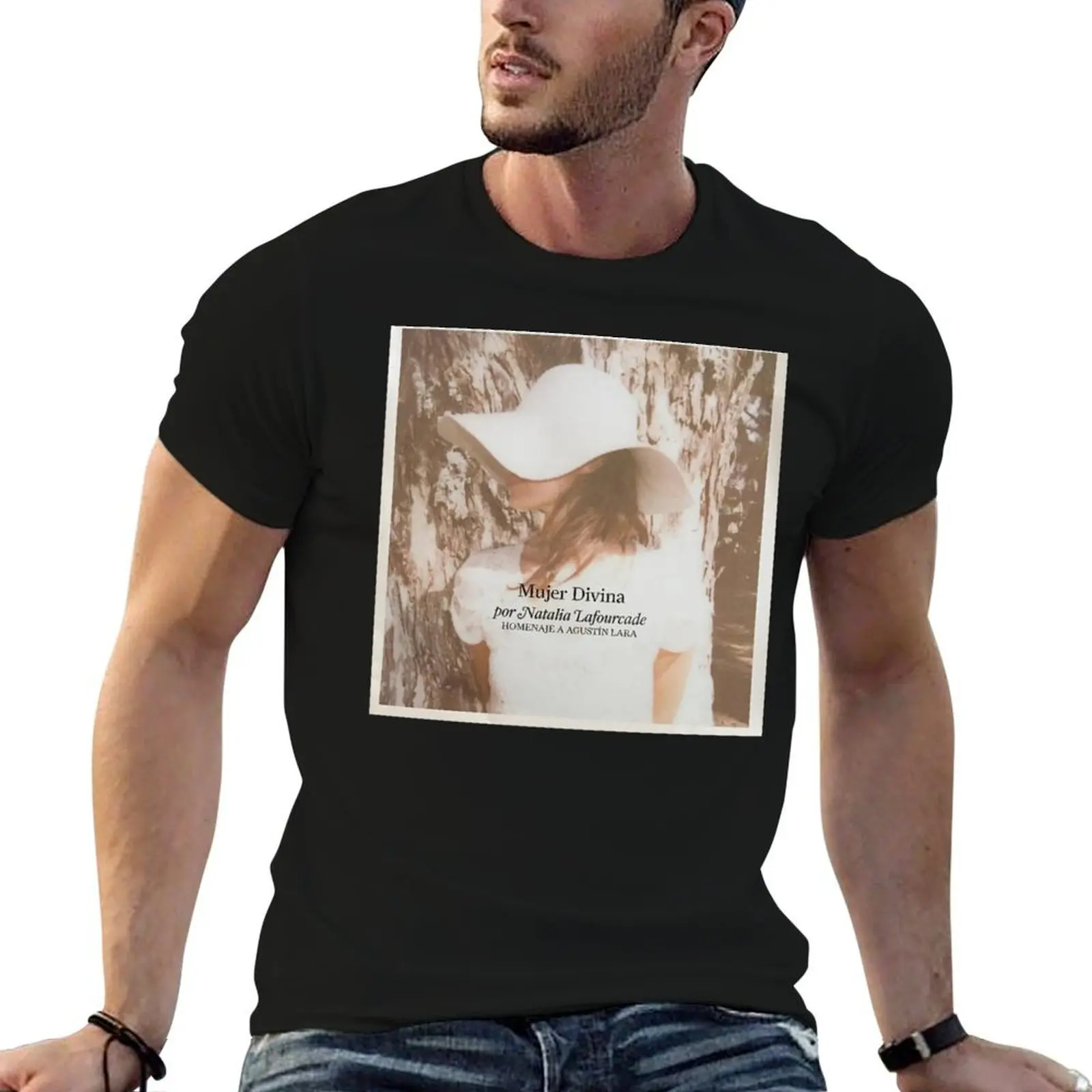 Natalia Lafourcade - Mujer divina, homenaje a Agustín Lara, camiseta del álbum 2012, camisetas para hombre, camiseta suave de algodón